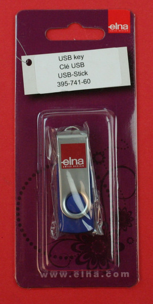 USB Stick Elna 1 GO zum Speichern von Stickmustern