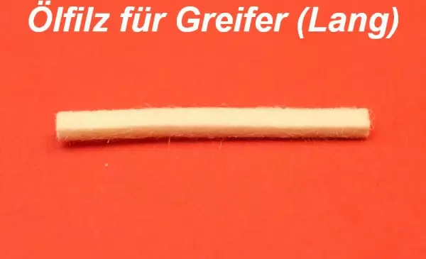 Oelfilz (lang) für den Greifer Elna / Janome / Necchi / Kenmore Nähmaschine # 39571475 Ölfilz
