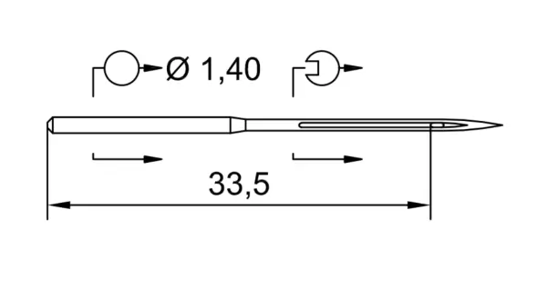 Schmetz 459 R STAERKE 110