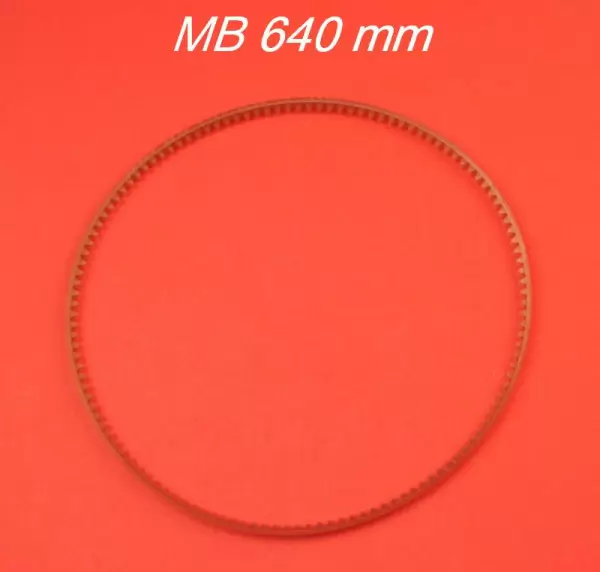 Keilriemen 6x640 mm / 6mm (Breit) x 640 mm (Umfang außen) gezahnt / Zahnriemen