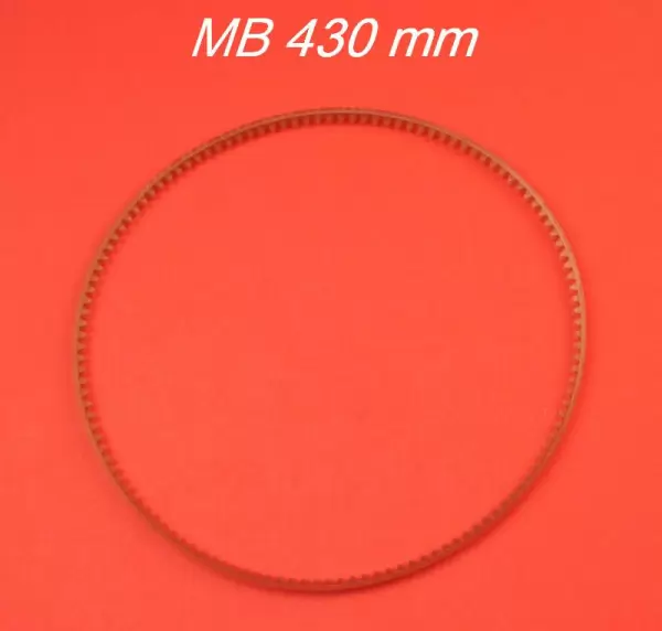 Keilriemen 6x430 mm / 6mm (Breit) x 430 mm (Umfang außen) gezahnt / Zahnriemen