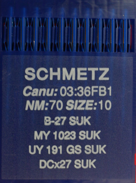 Schmetz B-27 SUK D100 Staerke 70