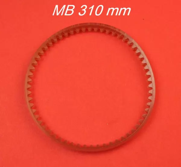 Keilriemen 6x310 mm / 6mm (Breit) x 310 mm (Umfang außen) gezahnt / Zahnriemen