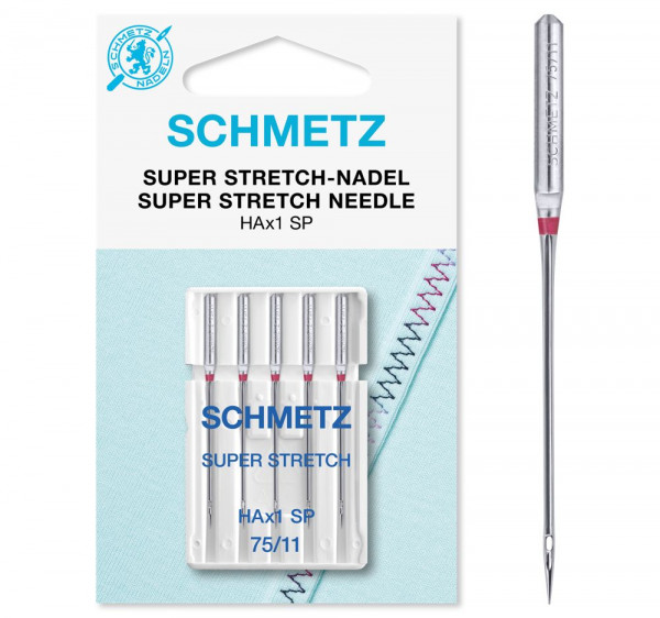 Super Stretch Nadel Schmetz HAX1 SP Staerke 75 (SB-Karte)