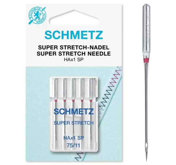 Super Stretch Nadel Schmetz HAX1 SP Staerke 75 (SB-Karte) # 713537