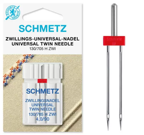 Zwilligs-Universal-Nadel Schmetz 130/705 H ZWI 4.0 Staerke 90 (SB-Karte)