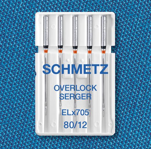 Overlock-Nadel Schmetz ELX705 Staerke 80