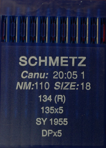 Schmetz 134 (R) Stärke NM110 Rundkolbennadel 135x5