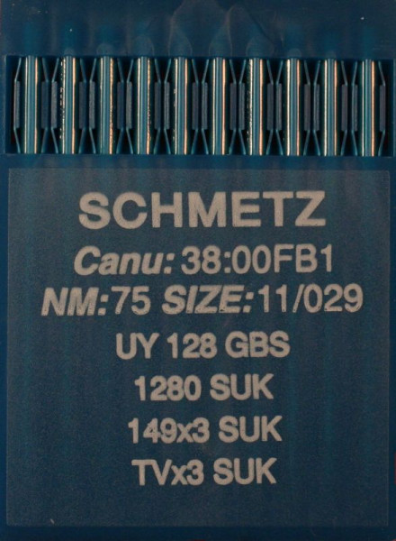 Schmetz UY 128 GBS Staerke 75