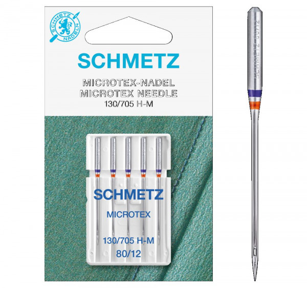 Microtex-Nadel Schmetz 130/705 H-M VCS  Staerke NM 80