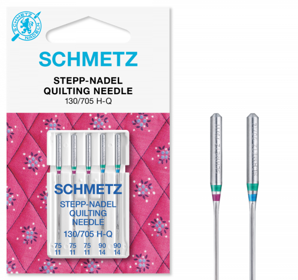 Quilt Nadel Schmetz 130/705 H-Q V3S Sortiment 75-90