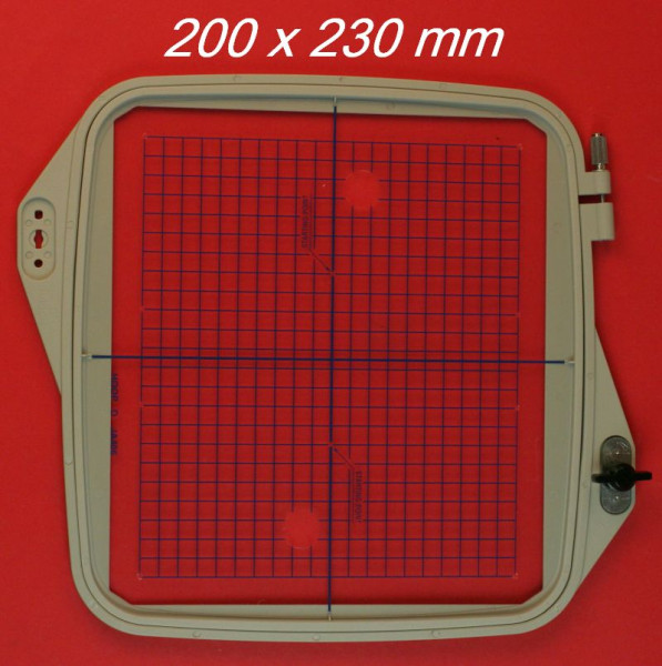 Stickrahmen D mit Schablone JA406 für Elna und Janome Stickmaschinen (200x230 mm)