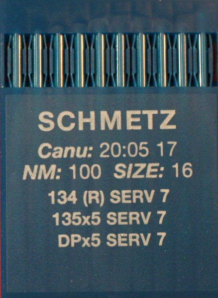 Schmetz 134 (R) SERV 7 STAERKE 100
