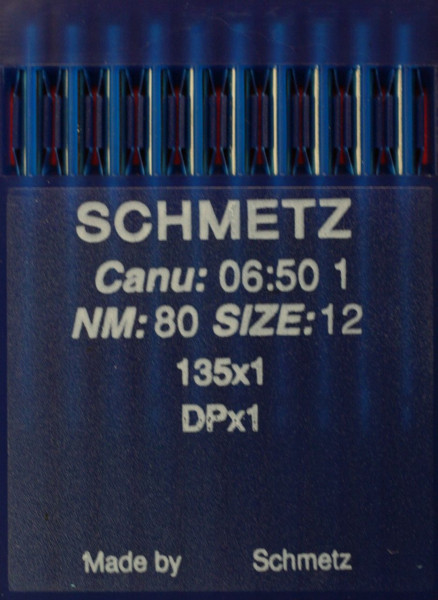 Schmetz 135X1 Staerke 80 Rundkolbennadel