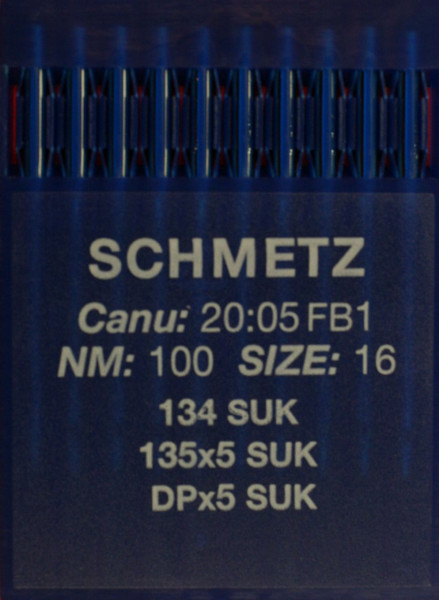 Schmetz 134 SUK Rundkolbennadel Staerke  NM100