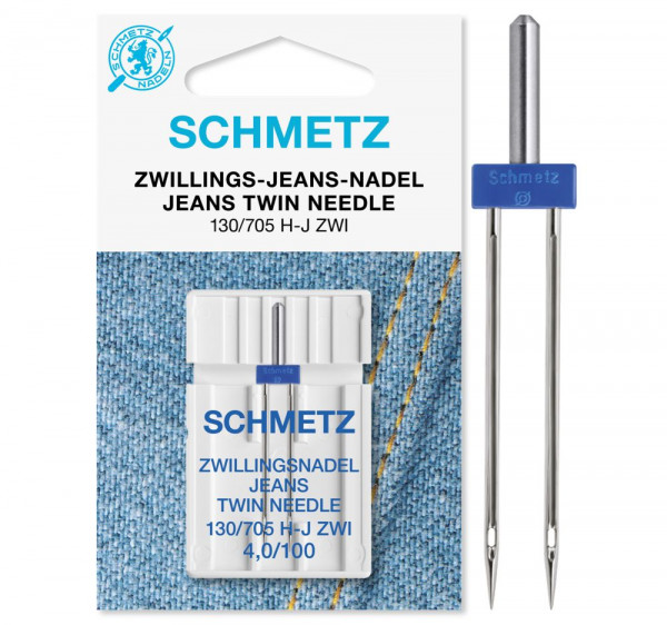 Zwillings-Jeans Nadel Schmetz 130/705 H-J ZWI 4.0 SES Staerke 100
