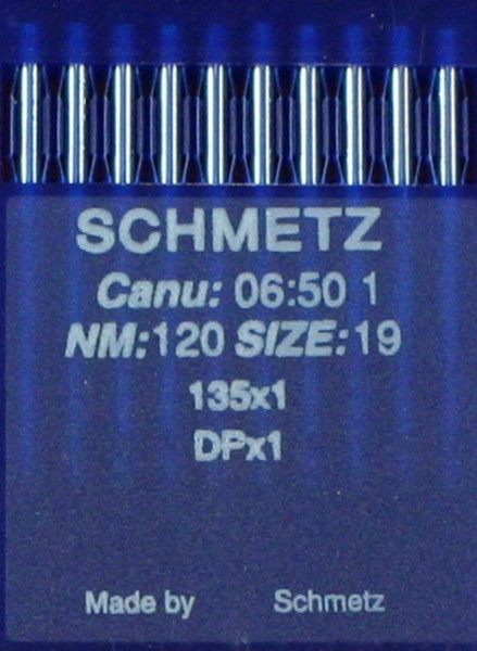 Schmetz 135X1 Staerke 120 Rundkolbennadel