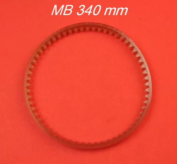 Keilriemen 6x340 mm / 6mm (Breit) x 340 mm (Umfang außen) gezahnt / Zahnriemen