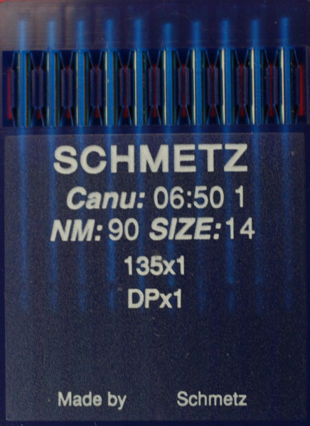 Schmetz 135X1 Staerke 90 Rundkolbennadel