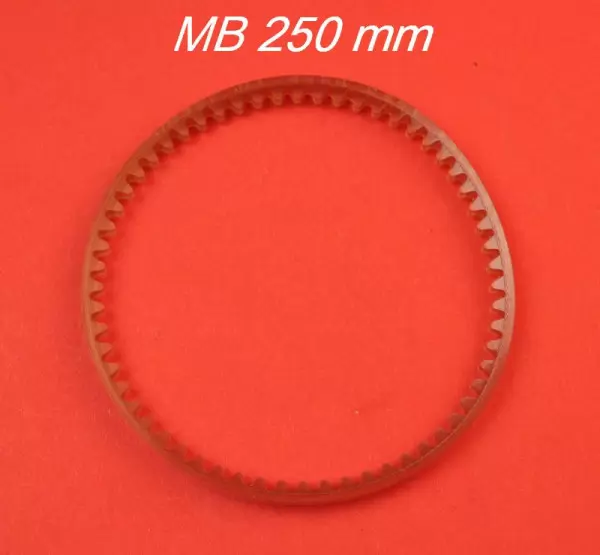 Keilriemen 6x250 mm / 6mm (Breit) x 250 mm (Umfang außen) gezahnt / Zahnriemen