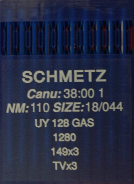 Schmetz UY 128 GAS Rundkolbennadel Staerke NM 110
