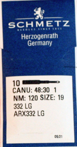 Schmetz 332 LG Z10 Staerke 120