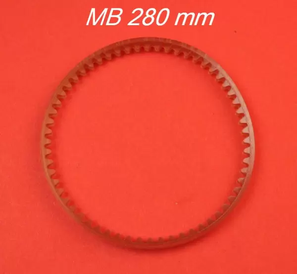Keilriemen 6x280 mm / 6mm (Breit) x 280 mm (Umfang außen) gezahnt / Zahnriemen