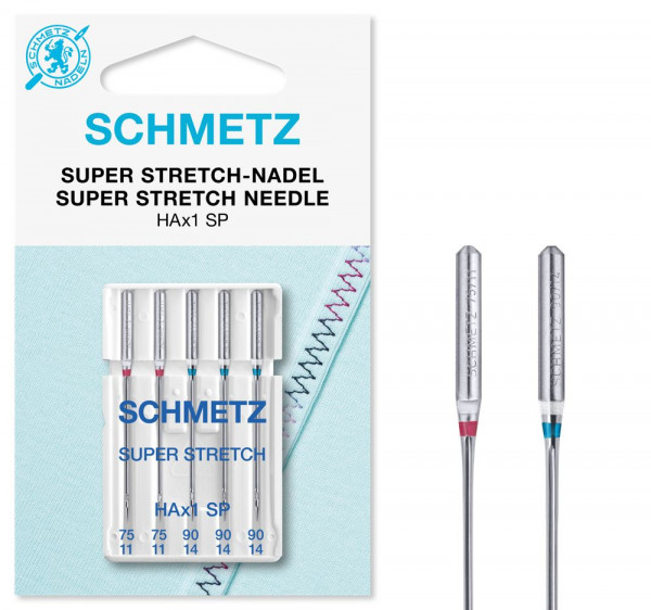 Super Stretch-Nadel Schmetz HAX1 SP VTS  Staerke 75-90