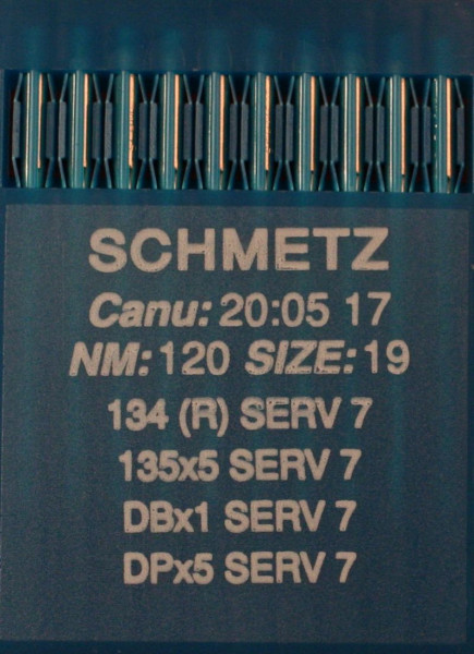 Schmetz 134 (R) SERV 7 STAERKE 120