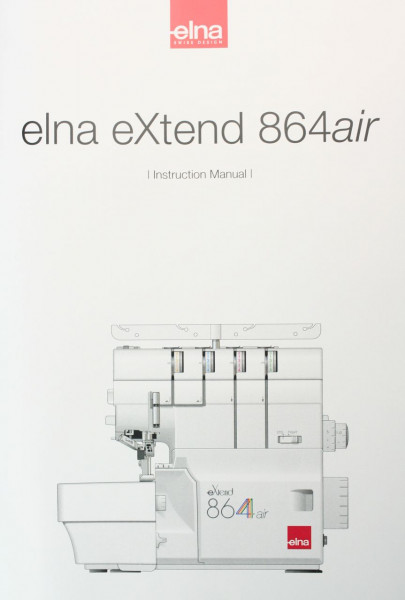Bedienungsanweisung für Elna eXtend 864air Englisch