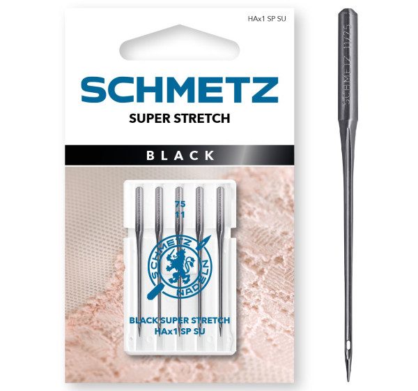Super Stretch Nadel Black Schmetz HAX1 SP SU NIT Staerke 75 (SB-Karte)