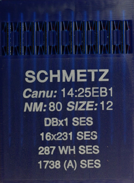 Schmetz DBX1 SES Staerke NM80 Rundkolbennadel