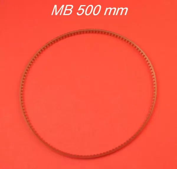 Keilriemen 6x500 mm / 6mm (Breit) x 500 mm (Umfang außen) gezahnt / Zahnriemen
