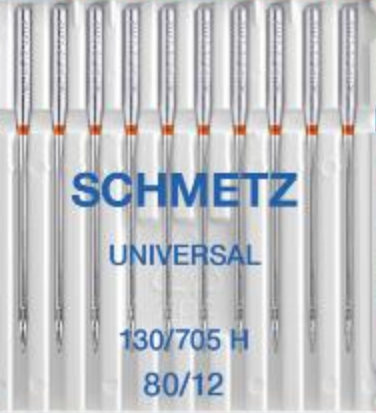 Universal Nadel Schmetz 130/705 H Staerke 80 (REFILL) 10er