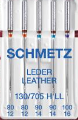 Leder Nadel Schmetz 130/705 H LL Staerke 80-100 (REFILL)
