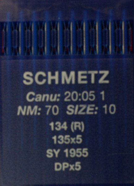 Schmetz 134 (R) Stärke 70 Rundkolbennadel 135x5