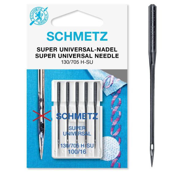 Super Universal Black Nadel Schmetz 130/705 H-SU STAERKE 100 (SB-Karte) # 713887