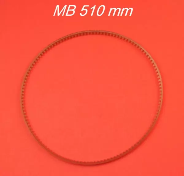 Keilriemen 6x510 mm / 6mm (Breit) x 510 mm (Umfang außen) gezahnt / Zahnriemen