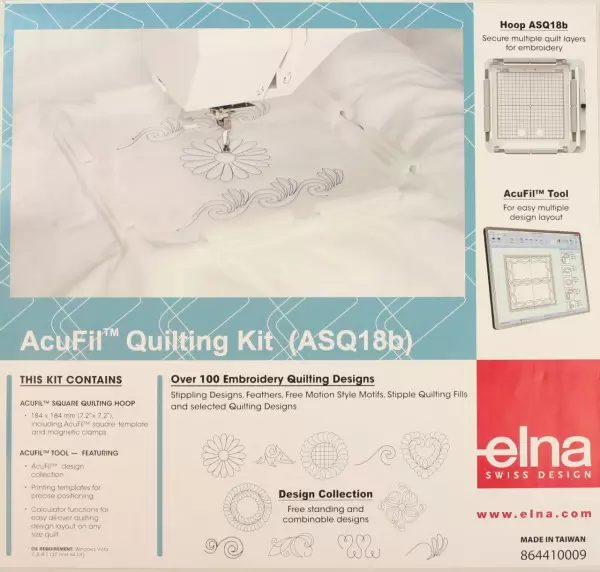 Stickrahmen ASQ18b Quilt-Kit 864-10-009