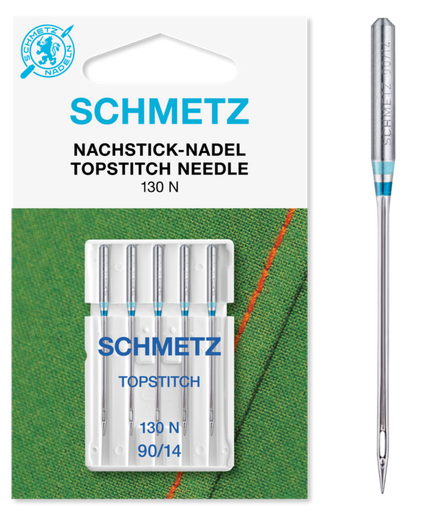 Nachstick Nadel Schmetz 130 N Staerke 70 (SB-Karte) Topstitch Nadel