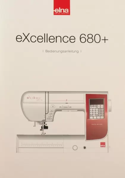 Bedienungsanleitung für Elna 680 PLUS (Deutsch)