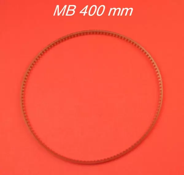 Keilriemen 6x400 mm / 6mm (Breit) x 400 mm (Umfang außen) gezahnt / Zahnriemen