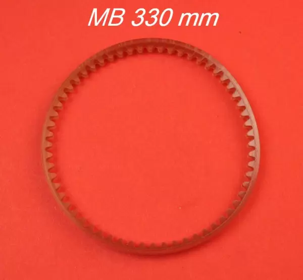 Keilriemen 6x330 mm / 6mm (Breit) x 330 mm (Umfang außen) gezahnt / Zahnriemen