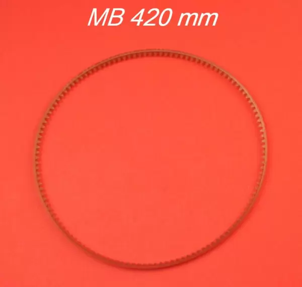 Keilriemen 6x420 mm / 6mm (Breit) x 420 mm (Umfang außen) gezahnt / Zahnriemen