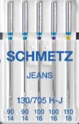 Jeans Nadel Schmetz 130/705 H-J Staerke 90-110 (REFILL) 5er # 709217