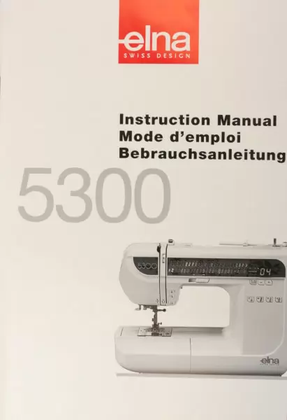 Gebrauchsanweisung für Elna 5300 mehrsprachig