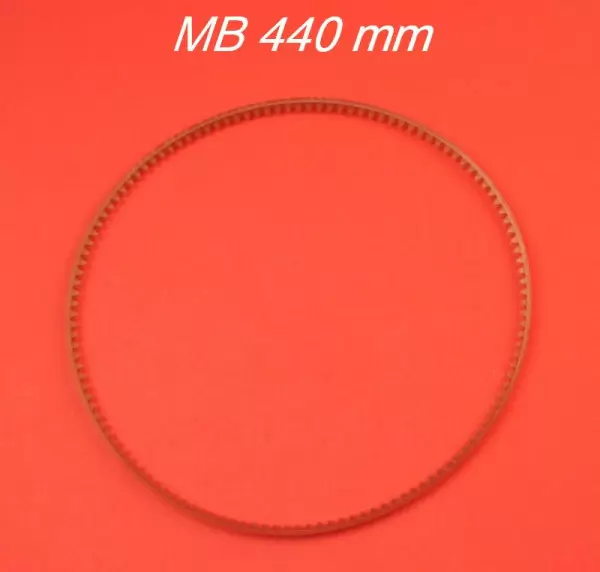 Keilriemen 6x440 mm / 6mm (Breit) x 440 mm (Umfang außen) gezahnt / Zahnriemen