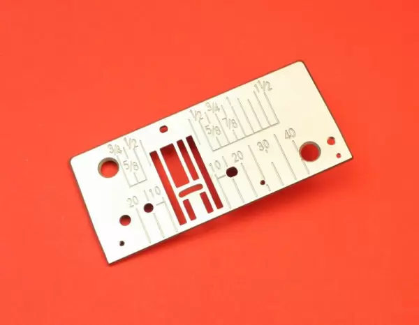 Stichplatte 503006000 für Elna 3210 , 3230 / Janome 601 , 6019QC , 6125 , 6125QC , 6260 , 6260QC