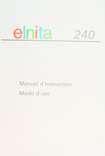 Bedienungsanleitung für Elnita 240 IT/FR