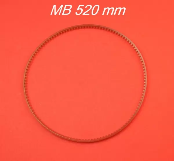 Keilriemen 6x520 mm / 6mm (Breit) x 520 mm (Umfang außen) gezahnt / Zahnriemen